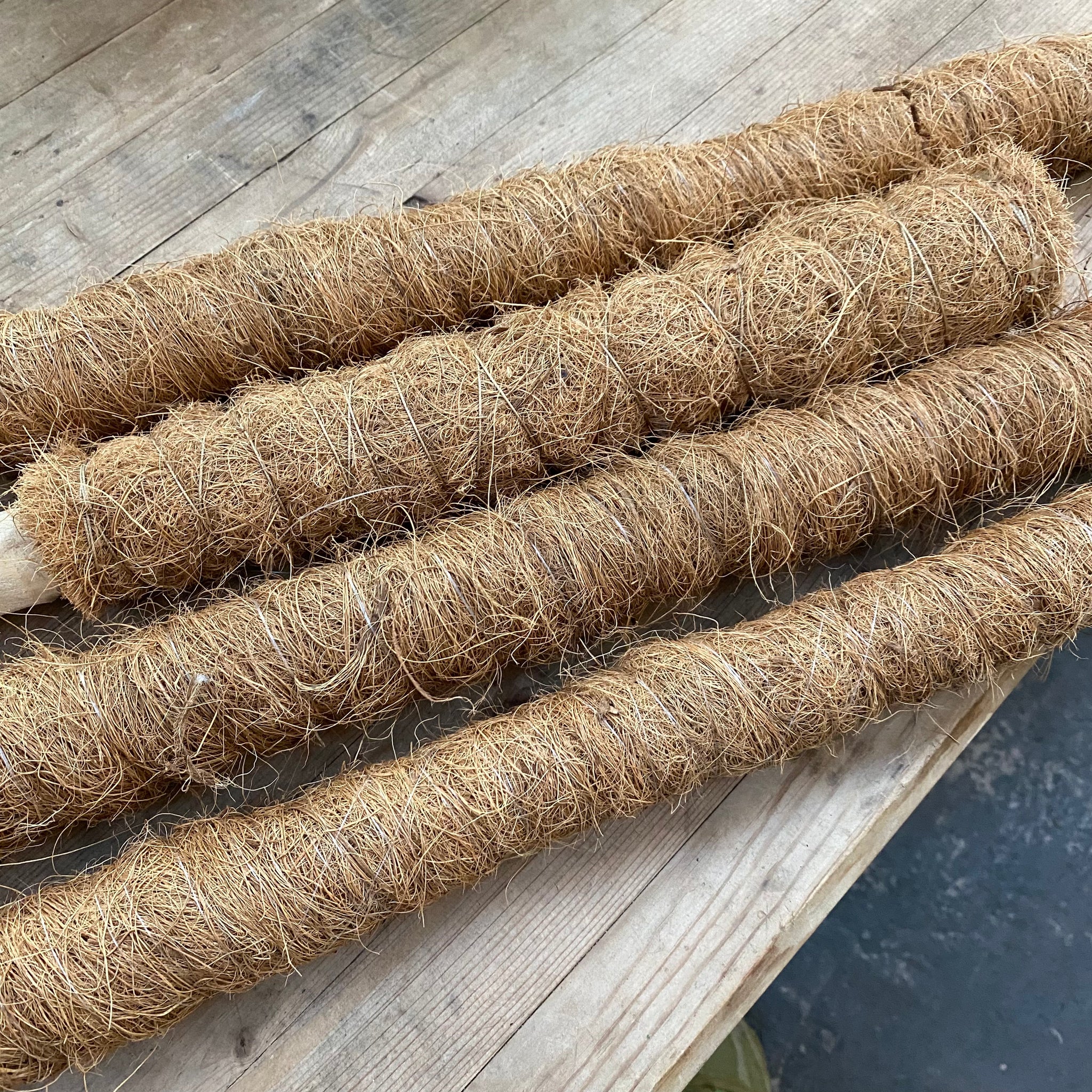 jute moss pole Moss Pole – The Watered Garden